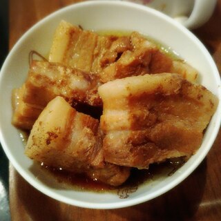 炊飯器レシピ★豚バラ塊肉の甘辛にんにく醤油煮